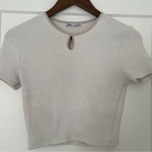 Zara keyhole top